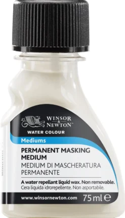 Medium maskujące do akwareli Permanent Masking Medium - Winsor & Newton - 75 ml