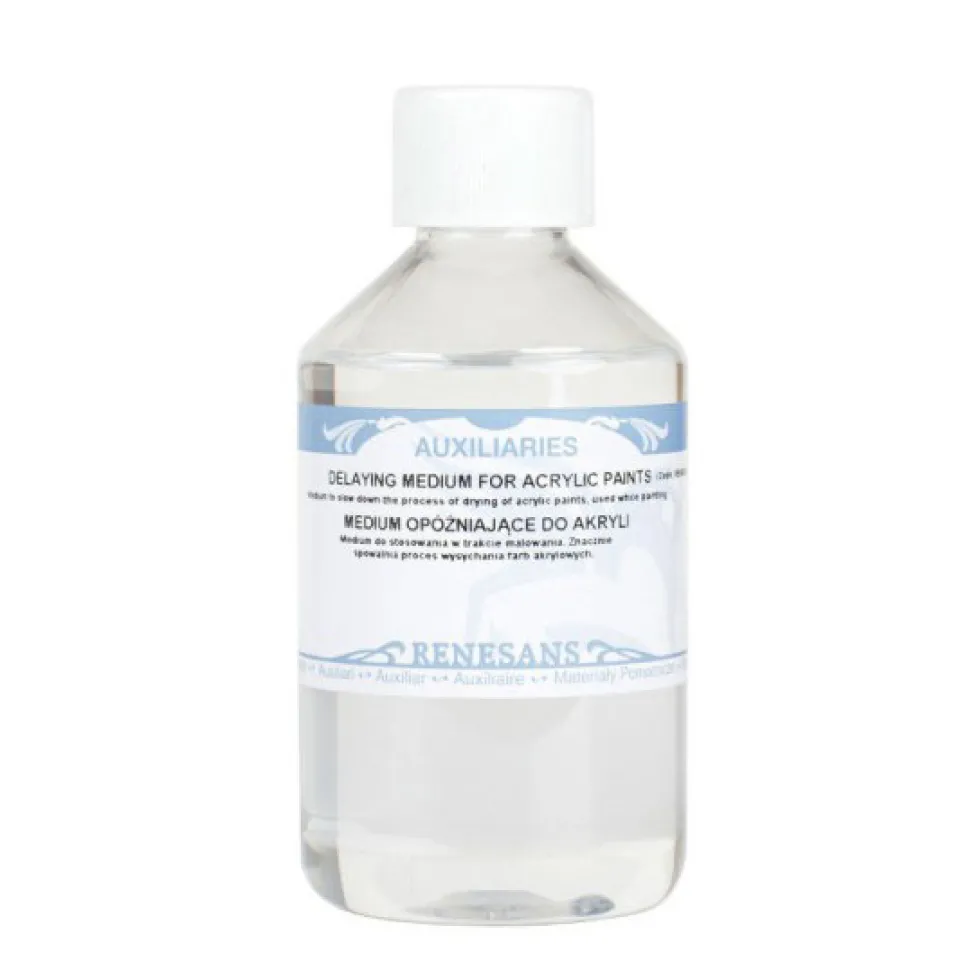 Medium opóźniające do farb akrylowych - Renesans - 250 ml