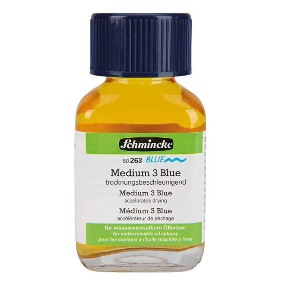 Medium przyspieszające wysychanie do farb olejnych Norma Blue - Schmincke - 60 ml