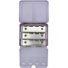 Metalowa kasetka Mini Box na 12 półkostek akwareli - Roman Szmal - Pink