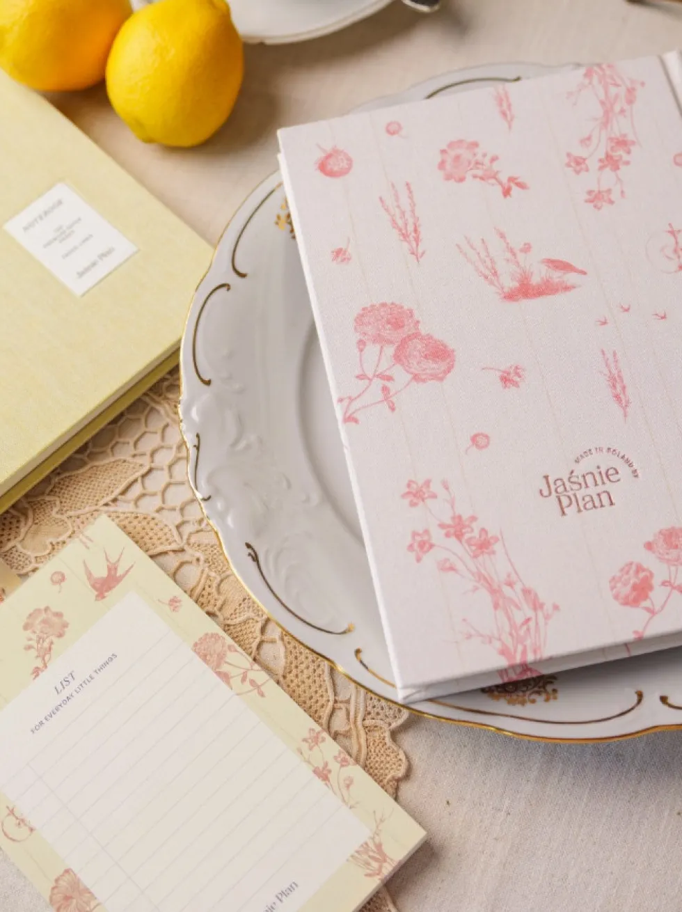 Mini Pad Jaśnie Lista 10 x 16 cm - Jaśnie Plan - żółty