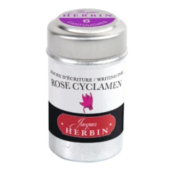 Naboje atramentowe - J.Herbin - Cyclamen Pink 6 szt.