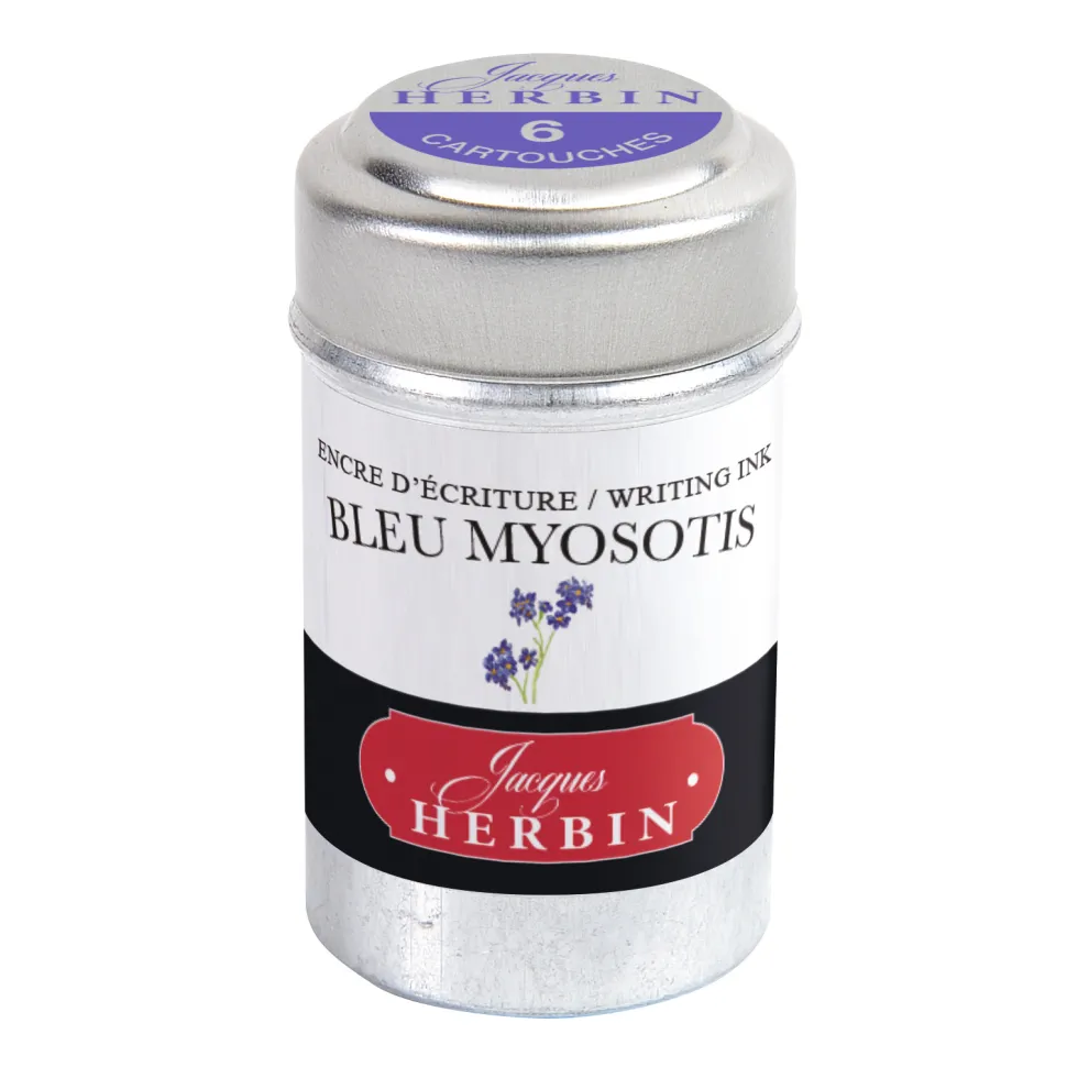 Naboje atramentowe - J.Herbin - Forget Me Not 6 szt.