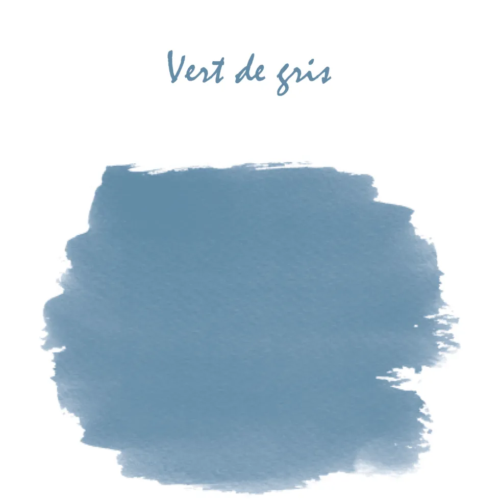 Naboje atramentowe - J.Herbin - Green of Grey 6 szt.