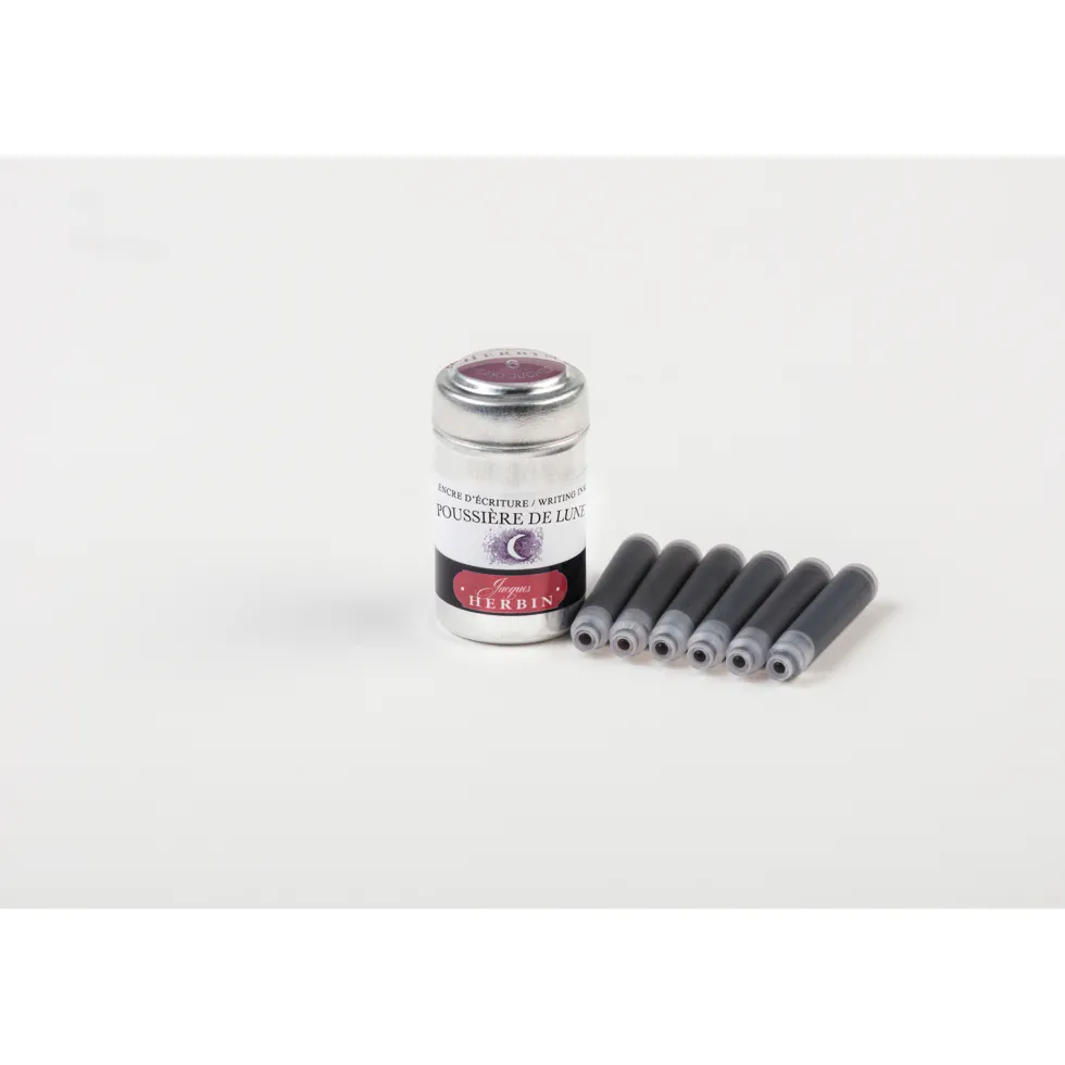 Naboje atramentowe - J.Herbin - Moon Dust 6 szt.