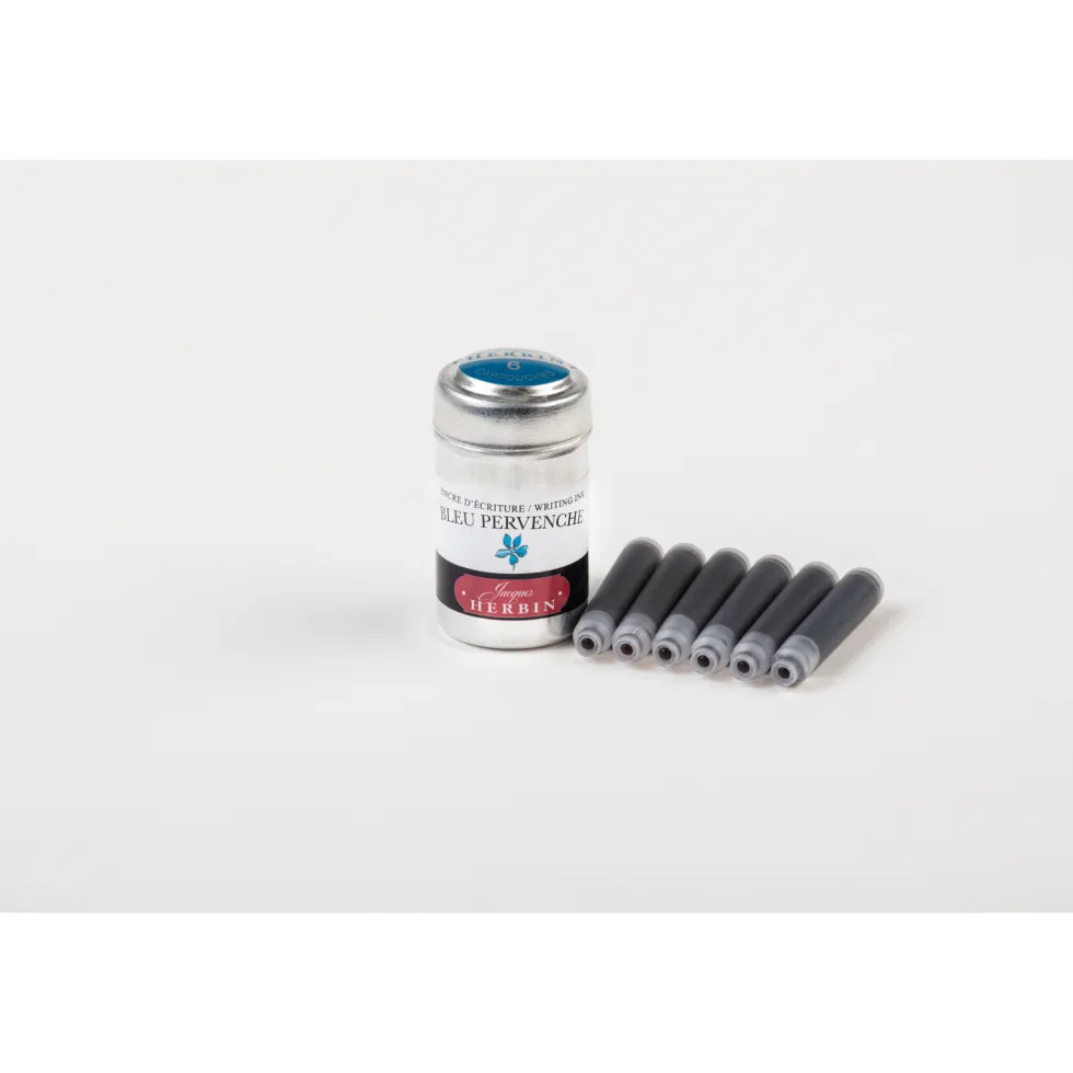 Naboje atramentowe - J.Herbin - Periwinkle Blue 6 szt.