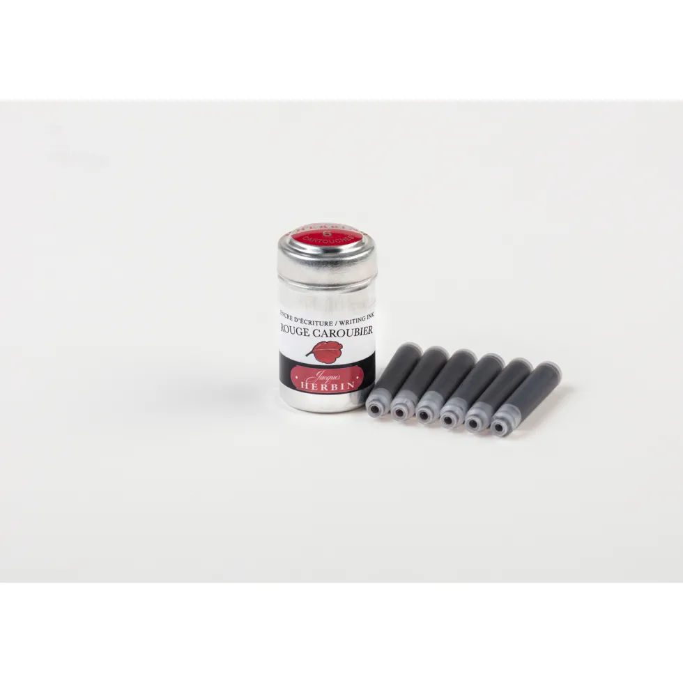 Naboje atramentowe - J.Herbin - Ruby Red 6 szt.