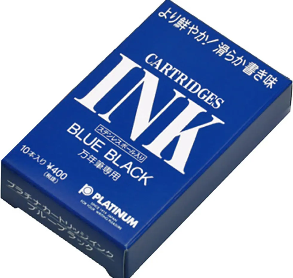 Naboje atramentowe - Platinum - Blue-Black 10 szt.