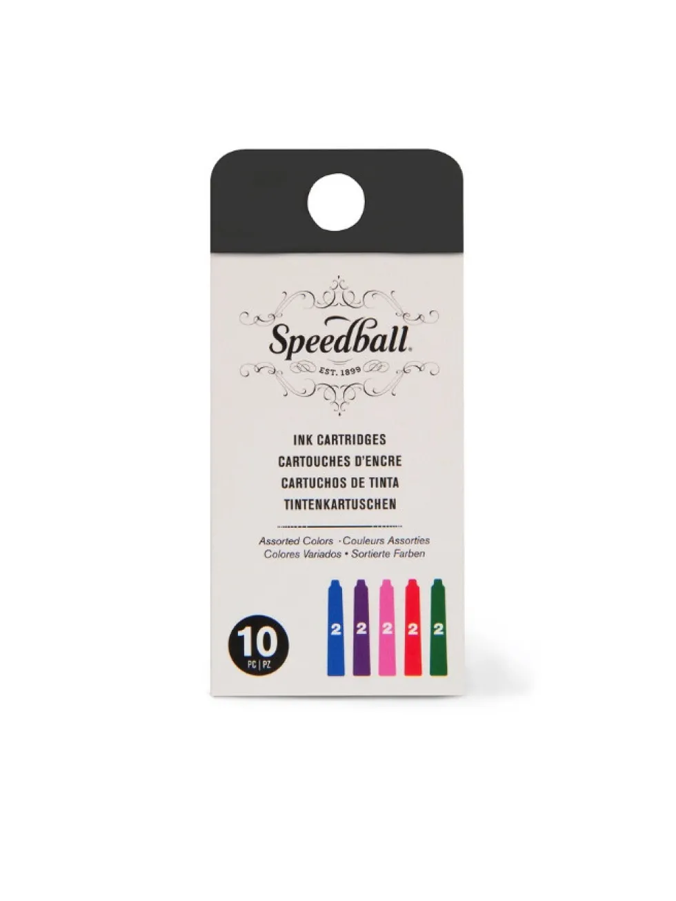 Naboje atramentowe - Speedball - Assorted Colors 10 szt.