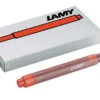 Naboje atramentowe T10 - Lamy - czerwone, 5 szt.