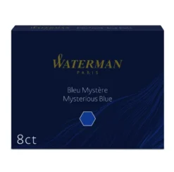 Naboje atramentowe - Waterman - Long, Mysterious Blue, 8 szt.