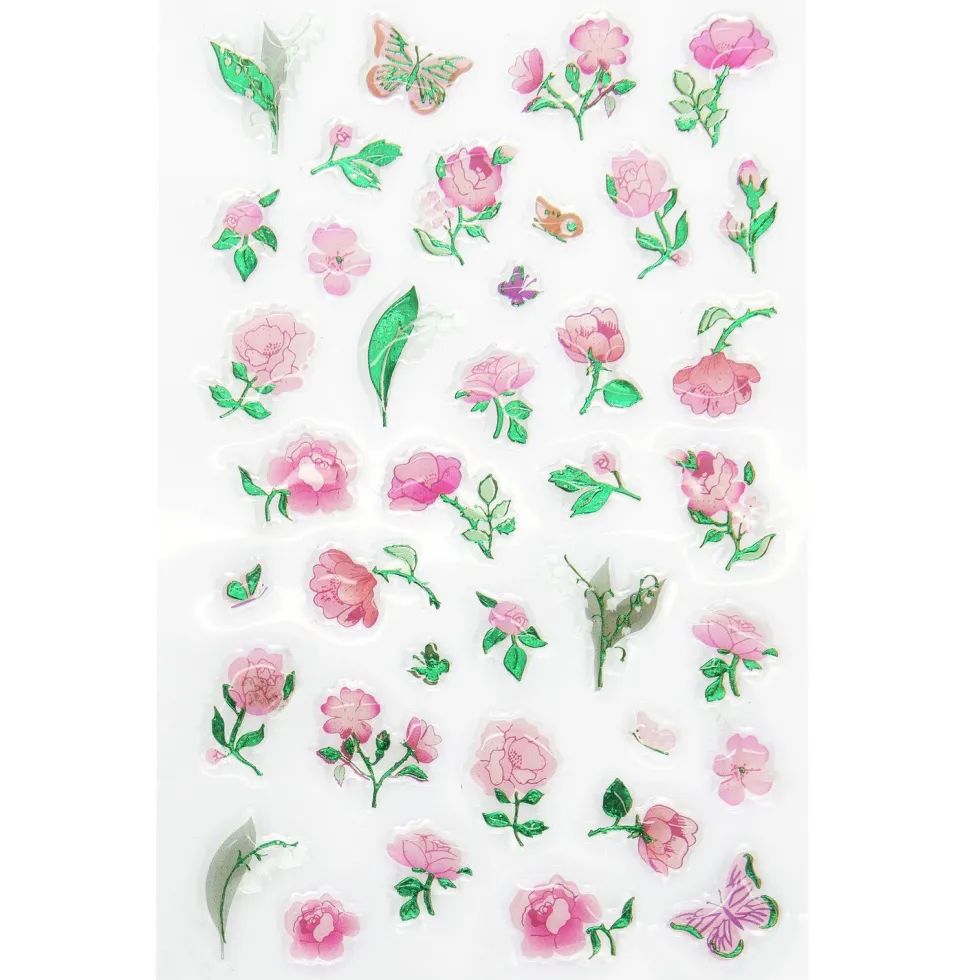 Naklejki żelowe Roses - Paper Poetry - 38 szt.
