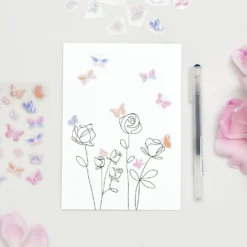 Naklejki foliowe Butterflies - Paper Poetry - 72 szt.
