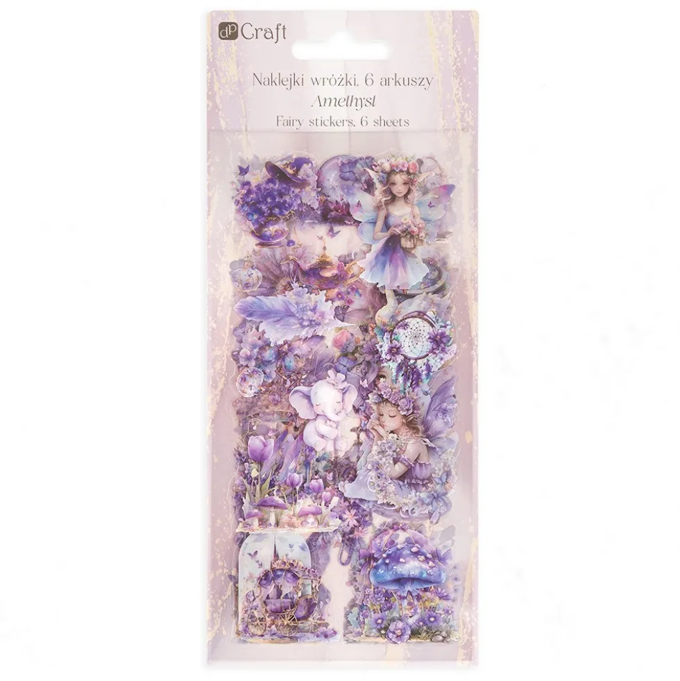 Naklejki foliowe Wróżki - DpCraft - Amethyst 6 ark.