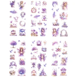 Naklejki foliowe Wróżki - DpCraft - Amethyst 6 ark.