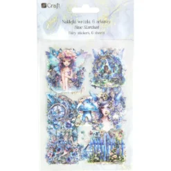 Naklejki foliowe Wróżki - DpCraft - Blue Stardust 6 ark.