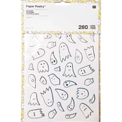 Naklejki halloweenowe - Paper Poetry - 260 szt.