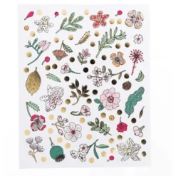 Naklejki Hygge - Paper Poetry - kwiaty, 250 szt.