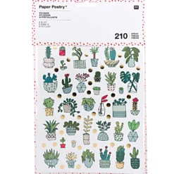 Naklejki Hygge - Paper Poetry - rośliny, 210 szt.