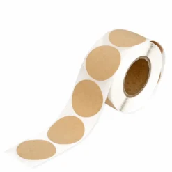 Naklejki na rolce Etykiety Okrągłe - DpCraft - Kraft 3,8 cm 500 szt