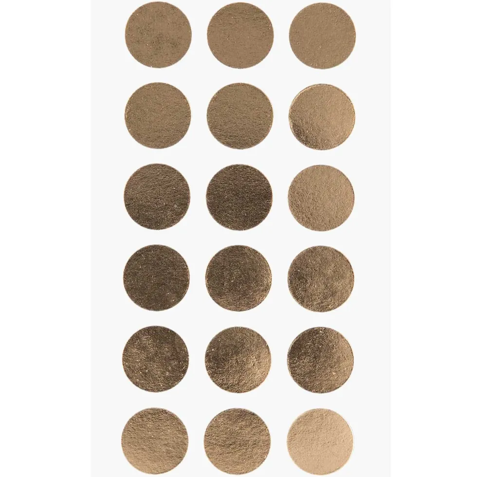 Naklejki papierowe kółka Dots - Paper Poetry - Gold