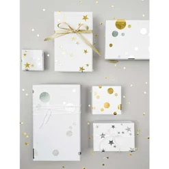 Naklejki papierowe kółka Dots - Paper Poetry - Gold
