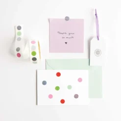 Naklejki papierowe Kółka - Paper Poetry - 80 szt.