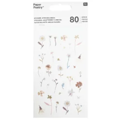 Naklejki Scattered Flowers - Rico Design - 80 szt.