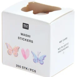Naklejki washi Painted Love - Paper Poetry - 200 szt.