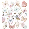 Naklejki ze złoceniami - DpCraft - Boho Butterflies, 22 szt.