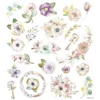 Naklejki ze złoceniami - DpCraft - Boho Florals, 22 szt.