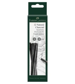 Naturalny grafit węglowy Pitt Monochrome - Faber-Castell - 12 szt.