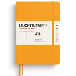 Notatnik 411 gładki A5 - Leuchtturm1917 - Rising Sun, twarda okładka