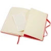 Notatnik gładki A5 - Moleskine - czerwony twarda okładka