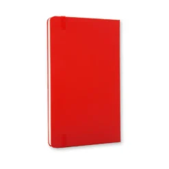 Notatnik gładki A5 - Moleskine - czerwony twarda okładka