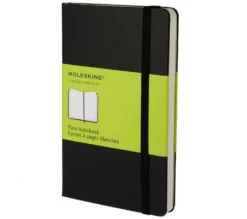 Notatnik gładki Classic 9 x 14 cm - Moleskine - czarny twarda okładka