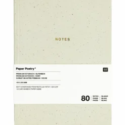 Notatnik gładki 15 x 20 cm - Paper Poetry - Ivory miękka okładka 100 g