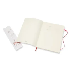 Notatnik gładki XL - Moleskine - czerwony miękka okładka
