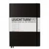 Notatnik Master Classic - Leuchtturm1917 - w kratkę, czarny, A4+