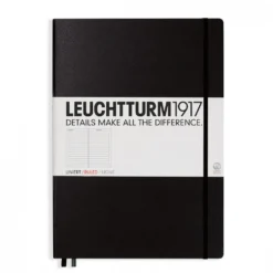 Notatnik Master Classic - Leuchtturm1917 - w linie, czarny, A4+