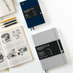 Notatnik Monocle B6+ - Leuchtturm1917 - w kropki, twarda okładka, Navy, 80 g