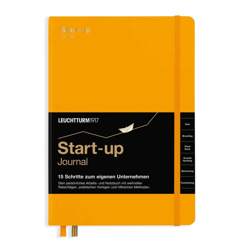 Notatnik Start-Up Journal A5 - Leuchtturm1917 - twarda okładka, Rising Sun, 100 g/m2