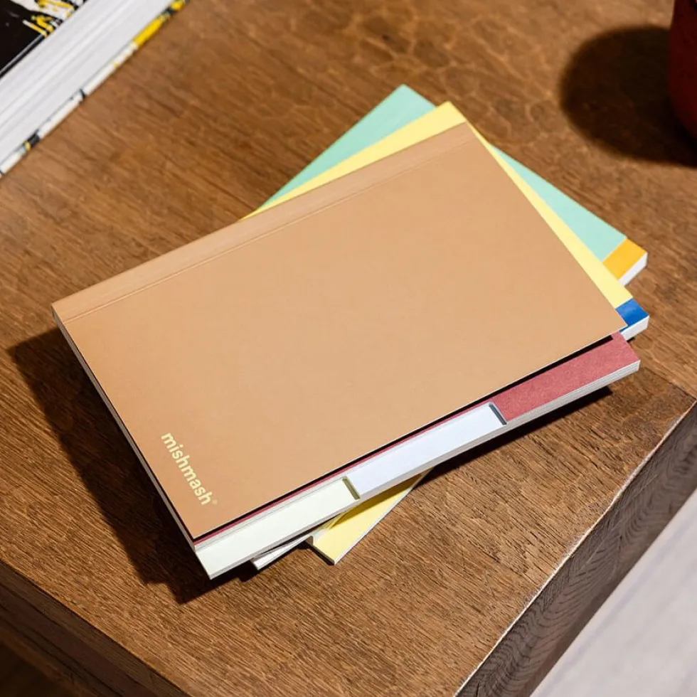 Notatnik Tabbed Frames A5 - mishmash - Mocha