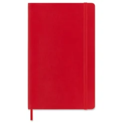 Notatnik w kratkę Classic 13 x 21 cm - Moleskine - czerwony miękka okładka