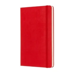 Notatnik w kratkę Classic 13 x 21 cm - Moleskine - czerwony twarda okładka