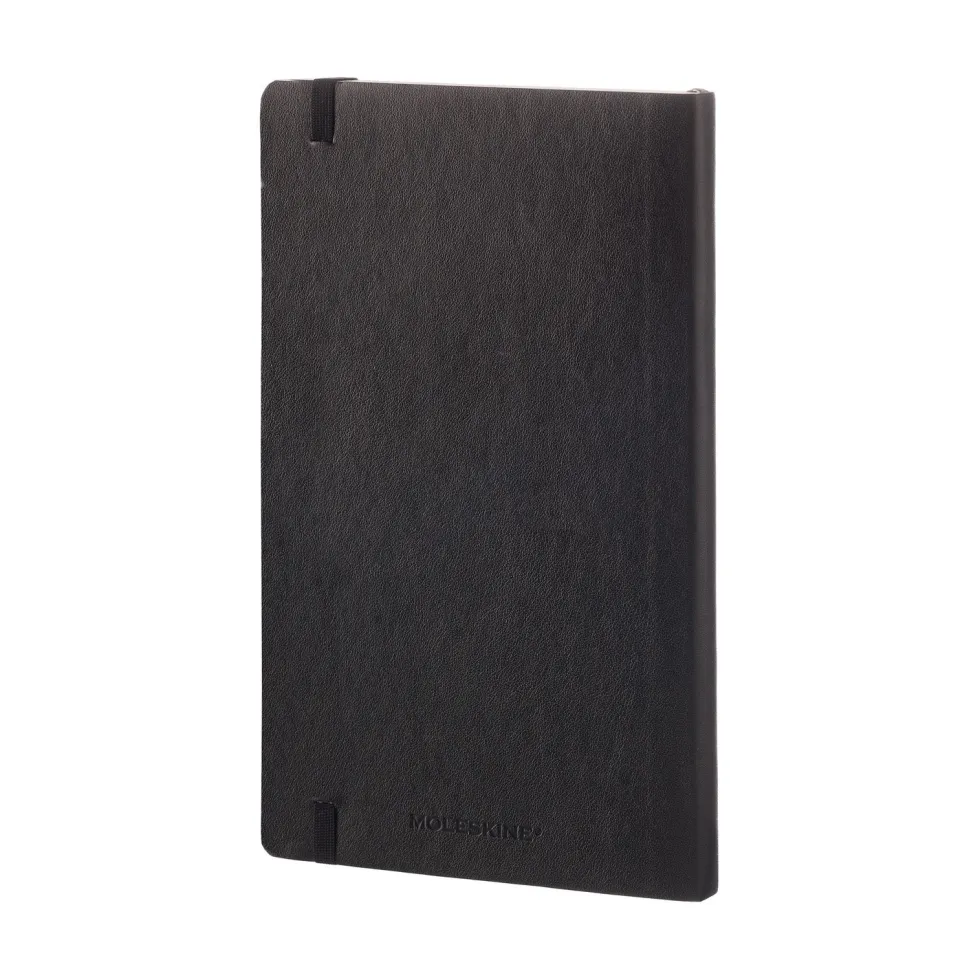 Notatnik w kropki A5 - Moleskine - czarny miękka okładka