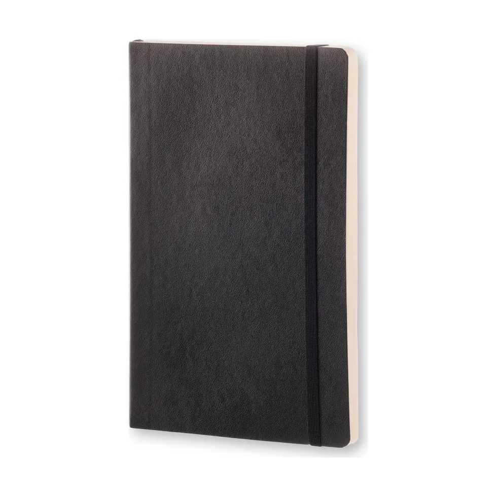 Notatnik w kropki A5 - Moleskine - czarny miękka okładka