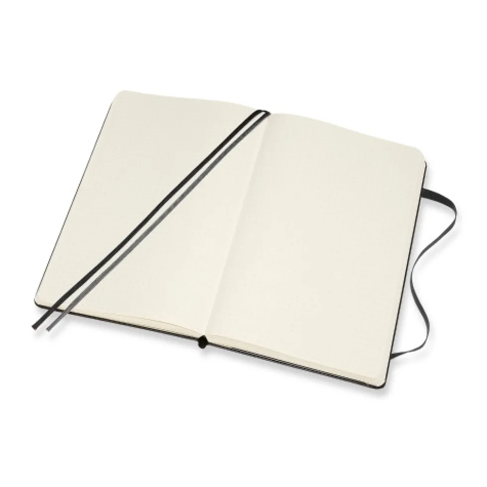 Notatnik w kropki A5 - Moleskine - czarny twarda okładka