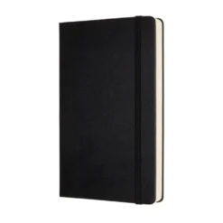 Notatnik w kropki A5 - Moleskine - czarny twarda okładka