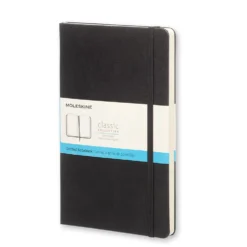 Notatnik w kropki A5 - Moleskine - czarny twarda okładka